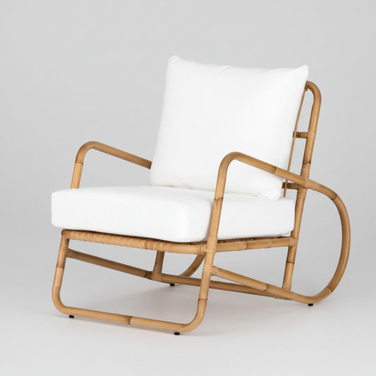 Anaisha Handcrafted Cane Accent Chair