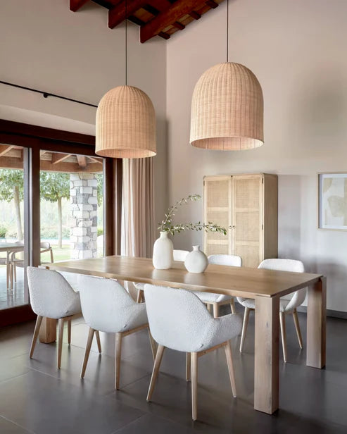 Handcrafted Bamboo Cane Pendant Light Anika