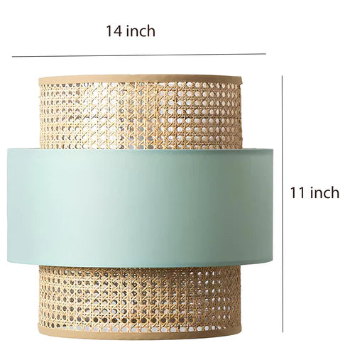 Handcrafted Bamboo Rattan Ceiling Light Anika