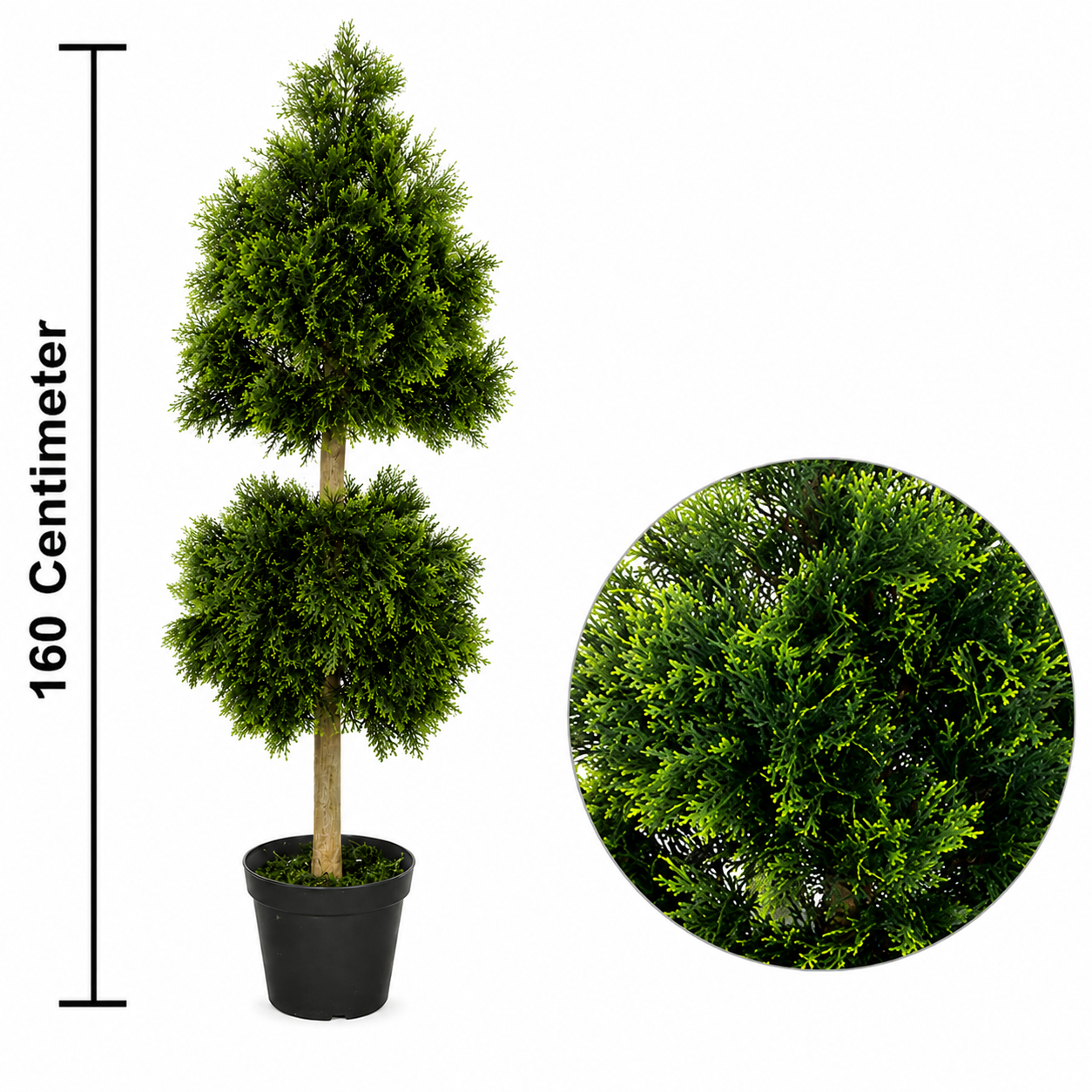 Artificial Cypress Tree 63″| Tall Indoor Faux Topiary