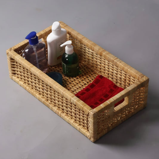 Avery Handwoven Rattan Storage Basket Set of 3