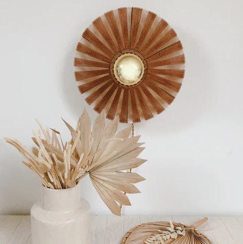 Bhuv Handcrafted Jute Wall Lamp