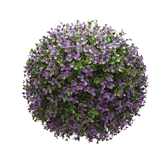 Artificial Buxus Purple Topiary Ball