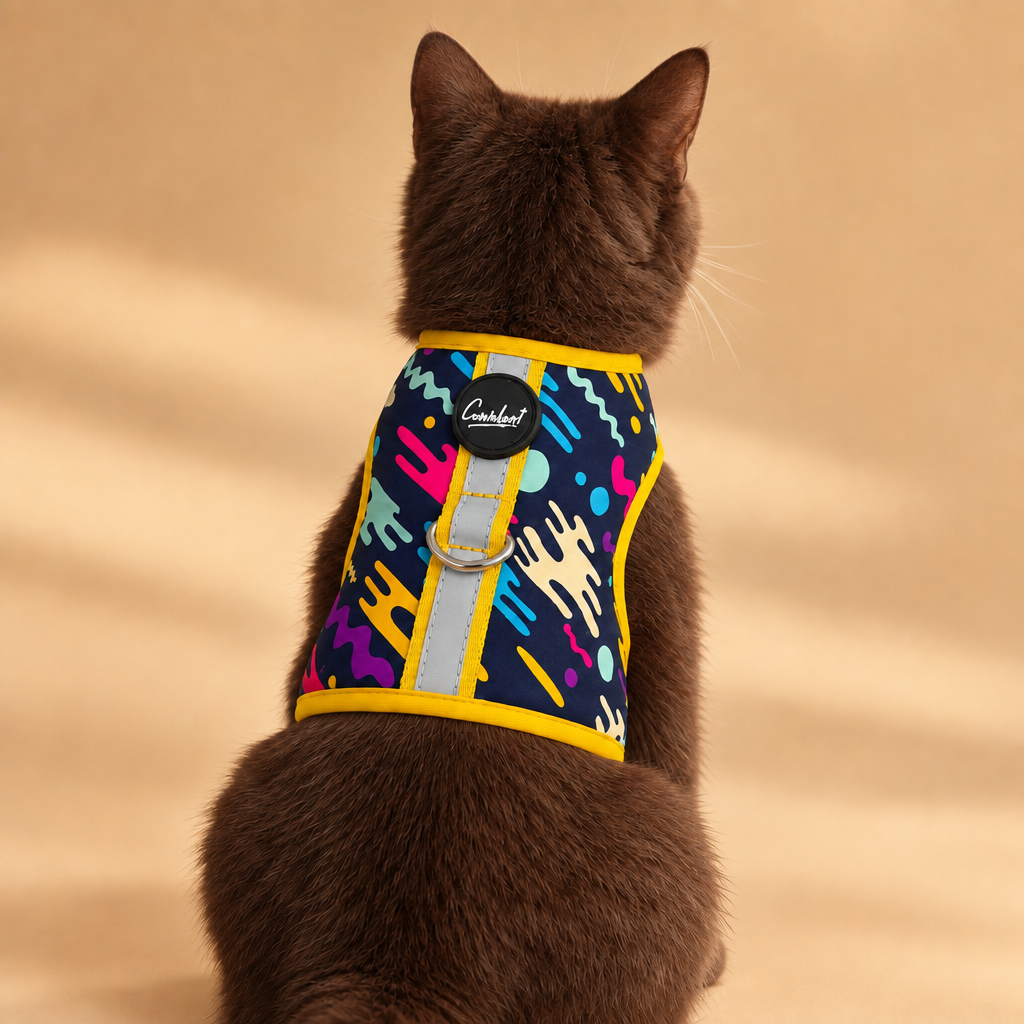 Premium Escape-Proof Cat Harness Abstract