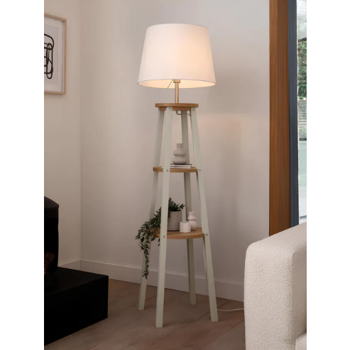 Hayat Handcrafted Bamboo Floor Lamp