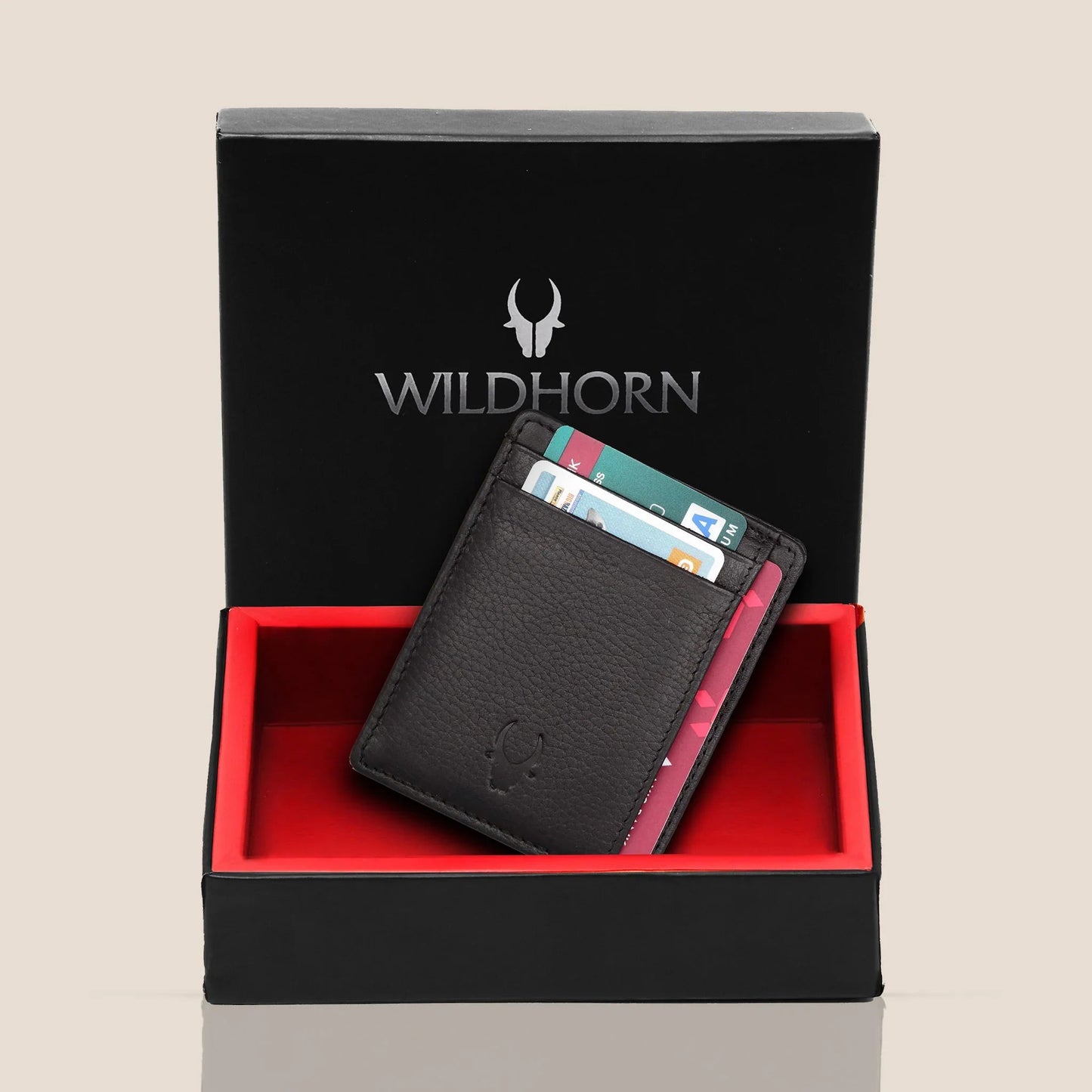 Wildhorn DALLAS RFID Protected Men's Leather Card Holder