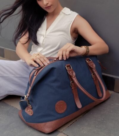 Jamie Duffle Bag For Men & Women 40L – Navy