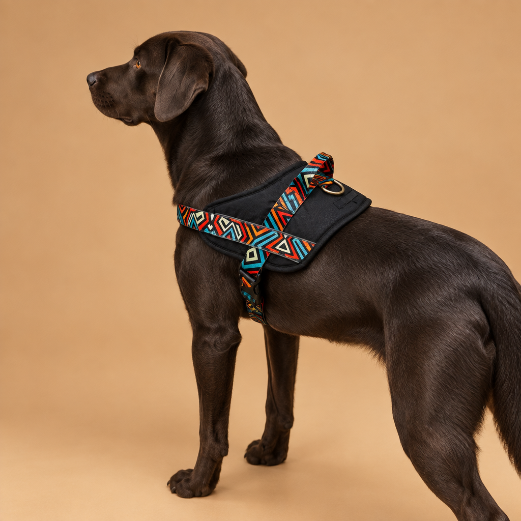 Premium Easy-On Dog Harness Black