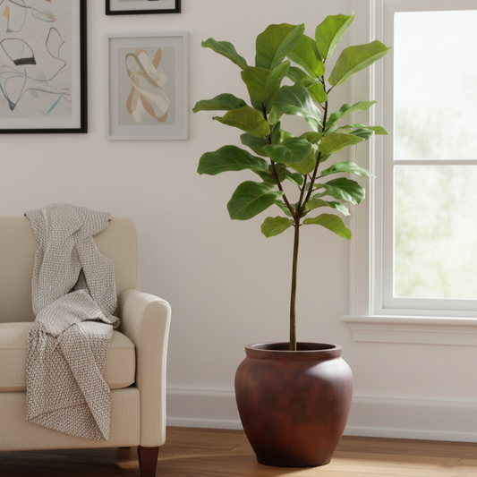 Glorious Uno FRP Urn – Timeless Modern Planter for Indoor And Outdoor Elegance 23″×25.5″