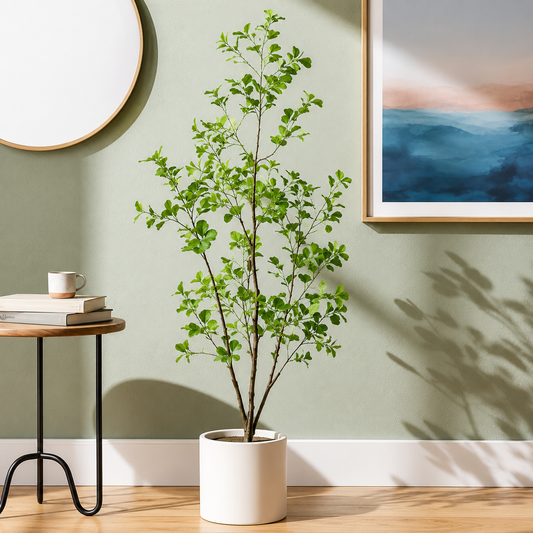 Ficus Tree Faux Plant – 63″- Lush Greenery for Home & Office