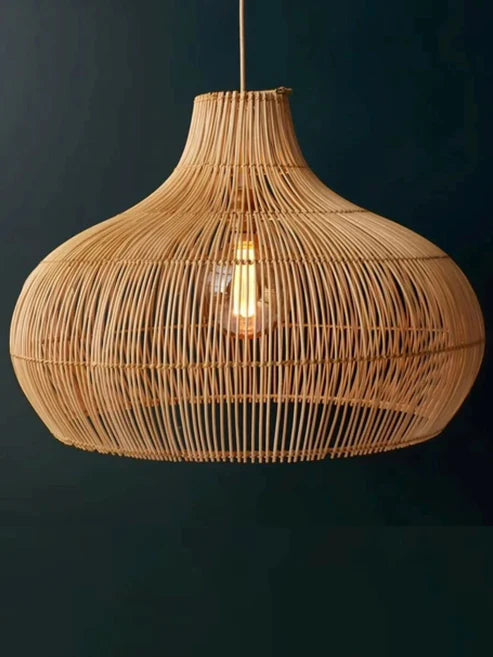 Johar Rattan Bamboo Pendant Lamp - Hanging Light