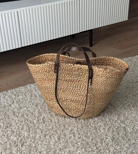 Large Spacious Jute Handbag