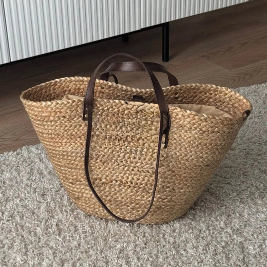 Large Spacious Jute Handbag