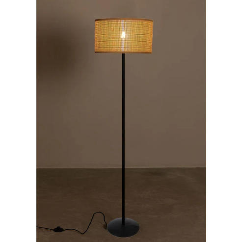 Kiara Handcrafted Rattan Cane Floor Lamp