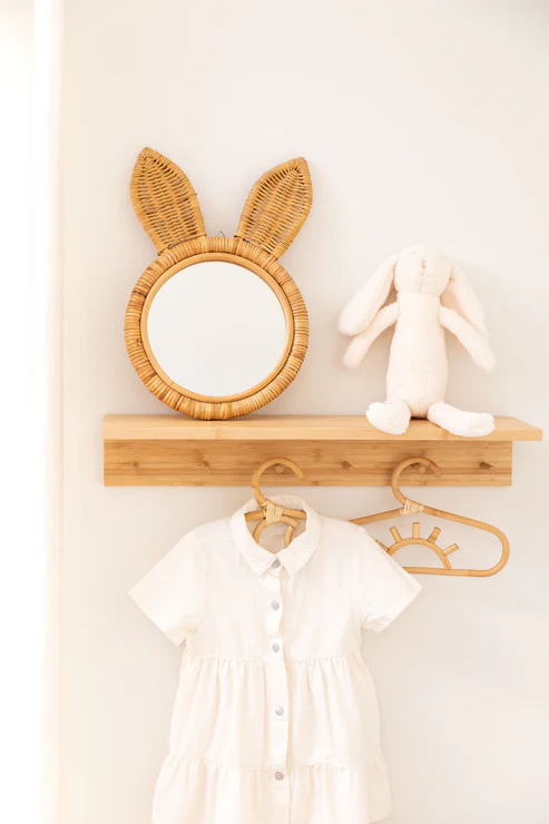 Kimaya Handcrafted Rattan Wall Mirror