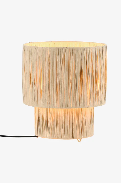 Tanya Handcrafted Grass Fringe Table Lamp