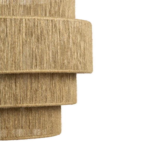 Lasya Handcrafted Multi-Tier Jute Chandelier