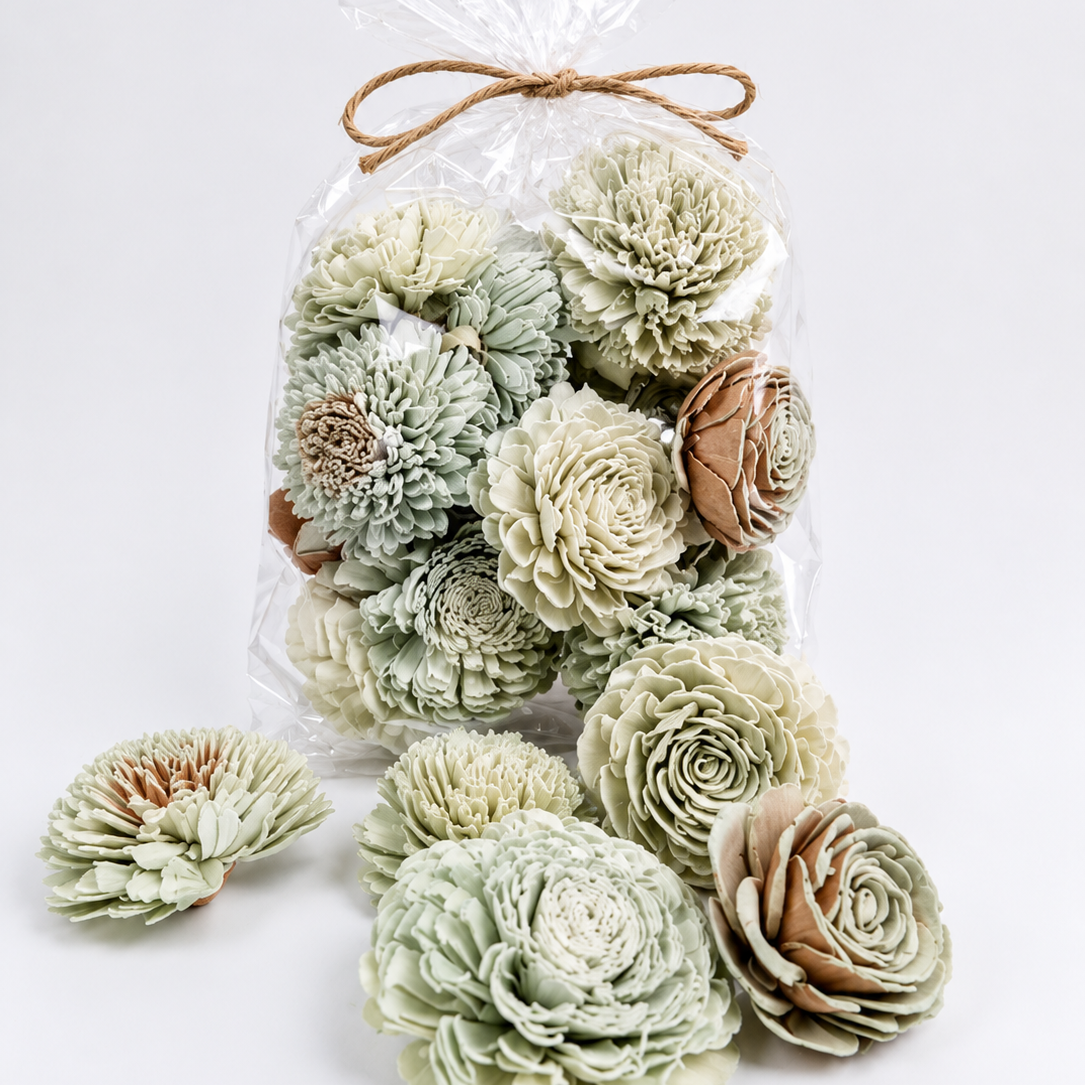 Light Green Sage Botanical Set