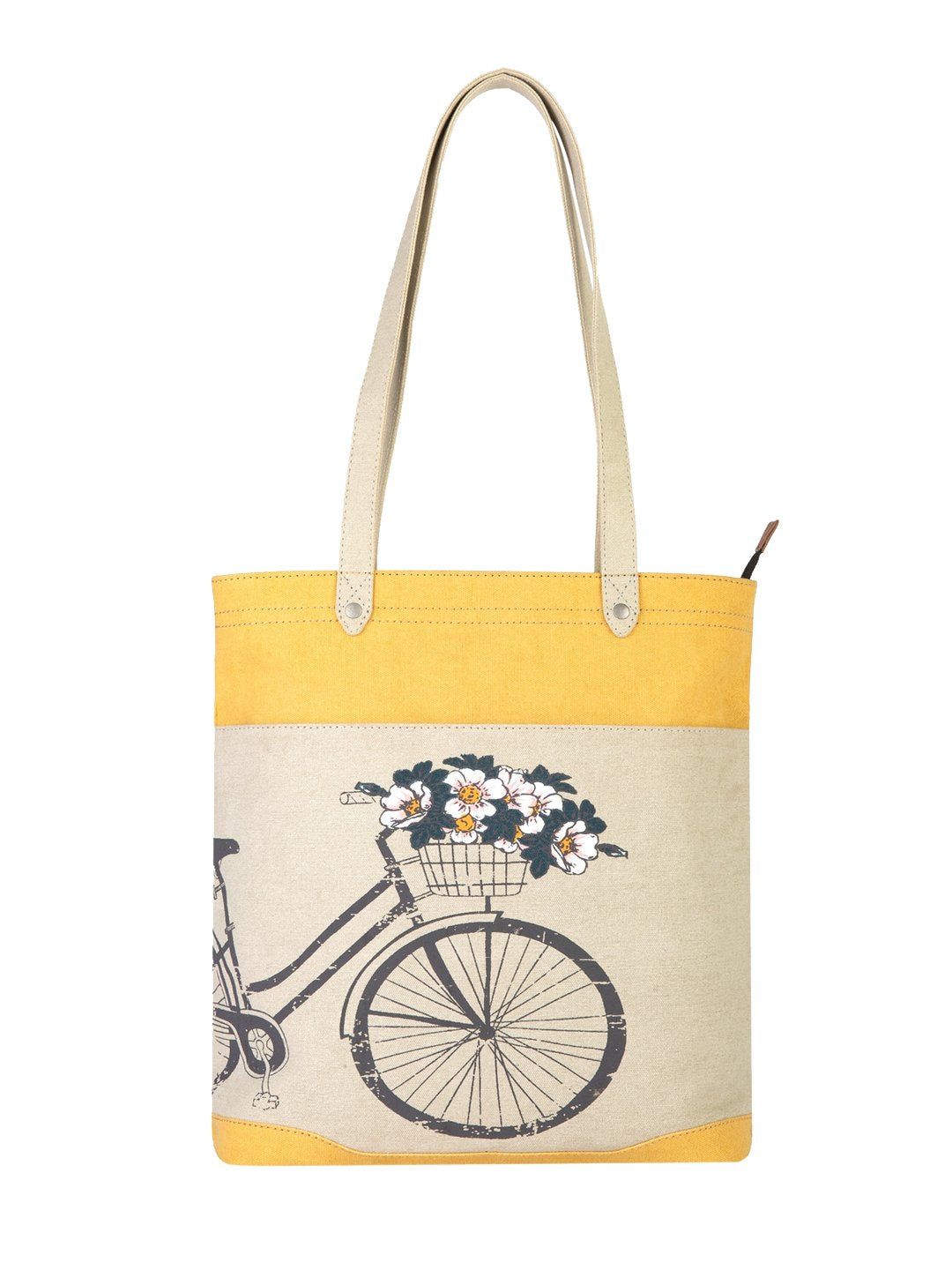 Large Canvas Handbag for Women | Zipper Tote Bag for Grocery