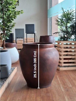 Glorious Uno FRP Urn – Timeless Modern Planter for Indoor And Outdoor Elegance 23″×25.5″