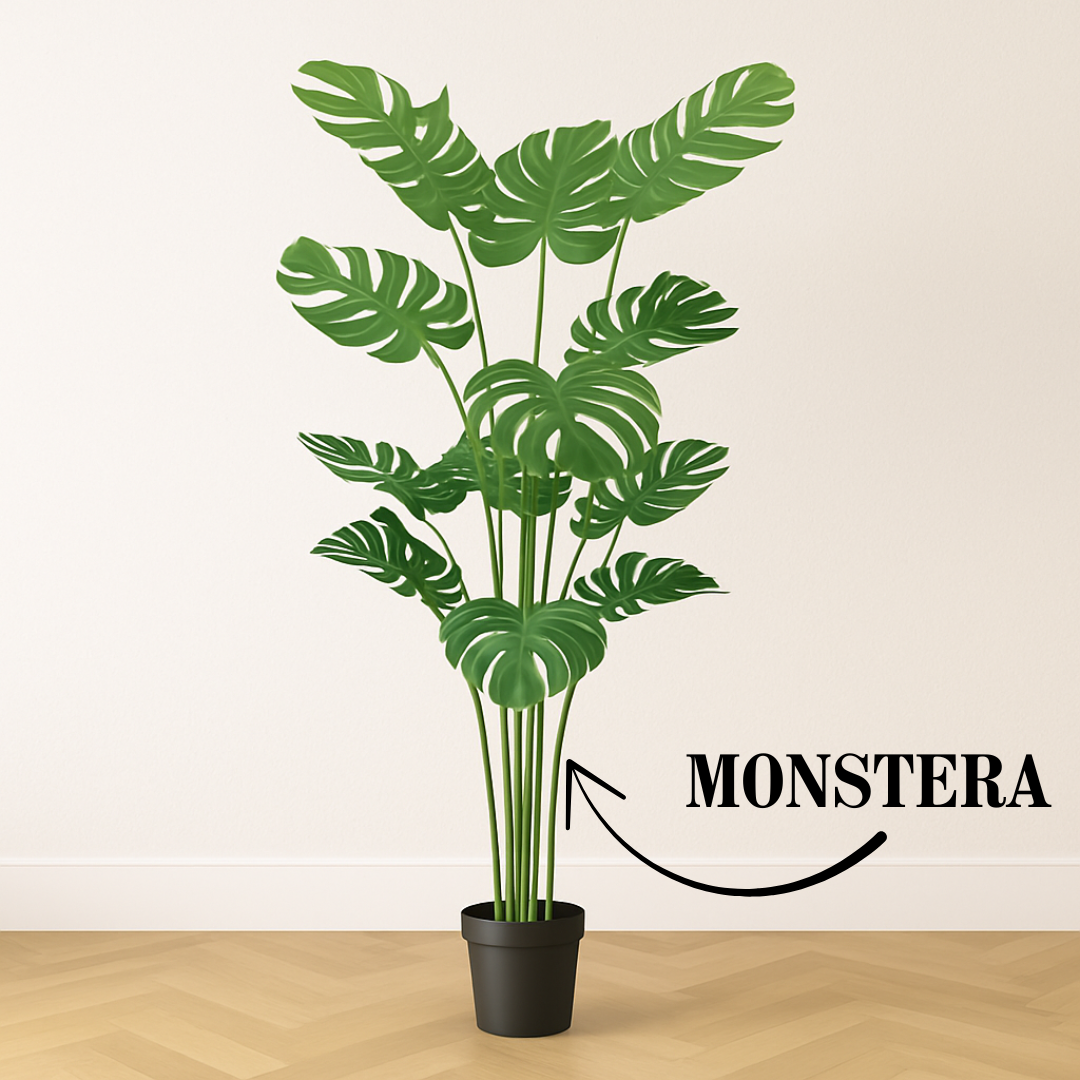 Premium Artificial Monstera Deliciosa Tree 63"