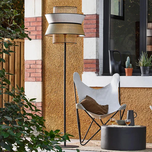 Inayat Handcrafted Bamboo Floor Lamp