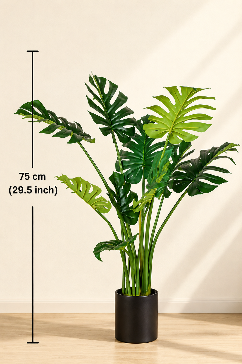 Monstera Faux Plant 44″ – Statement Piece for Modern Decor
