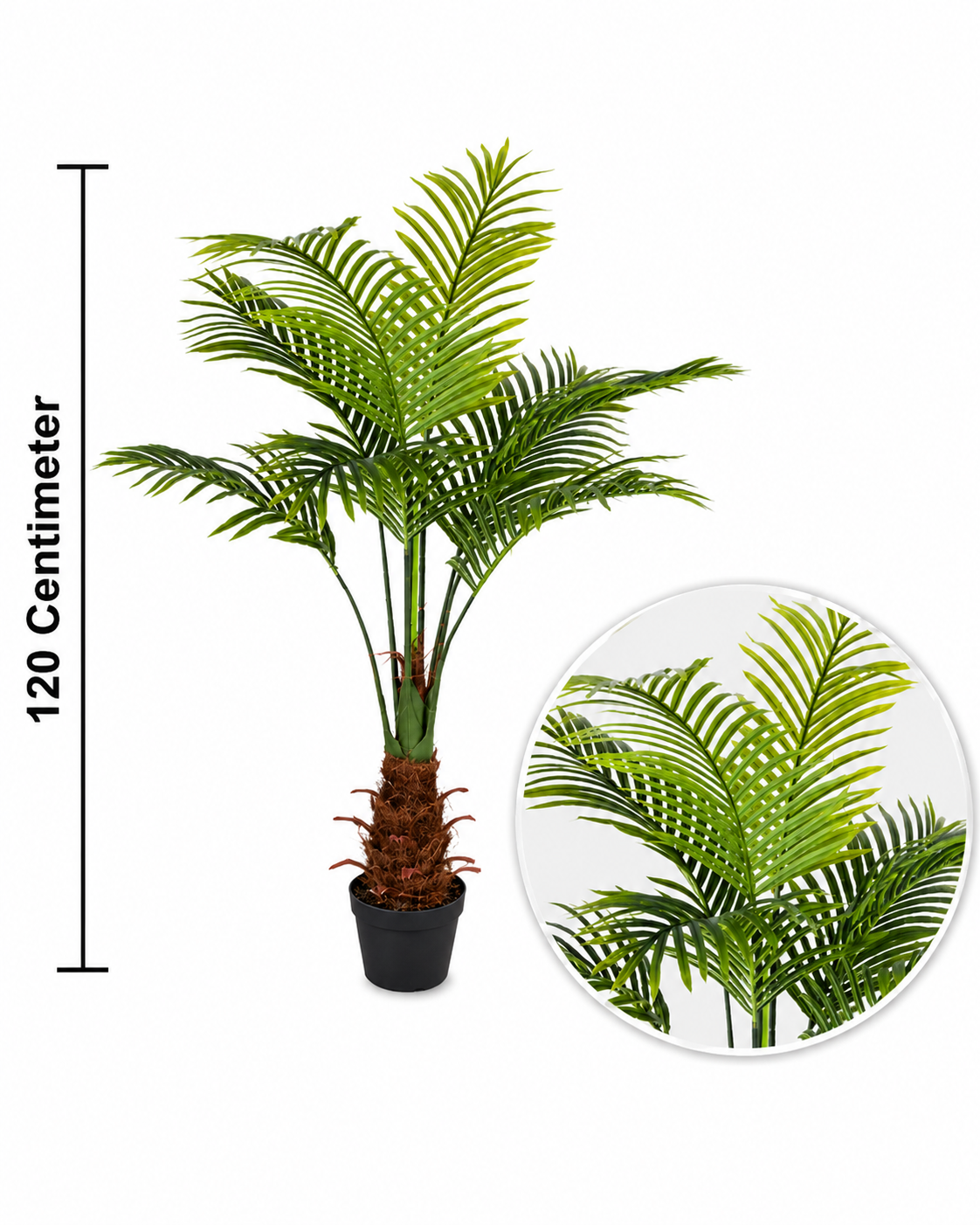 Artificial Palm Plants - 47″ Premium Faux Decor