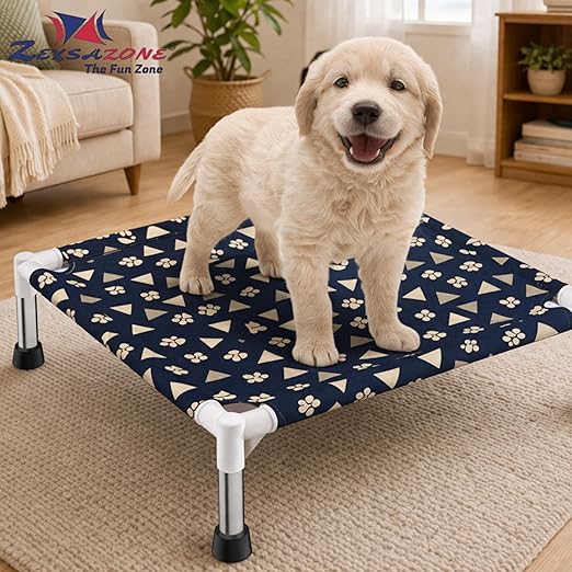 Premium Elevated Pet Bed | Heavy-Duty Raised Dog & Cat Cot 50cm