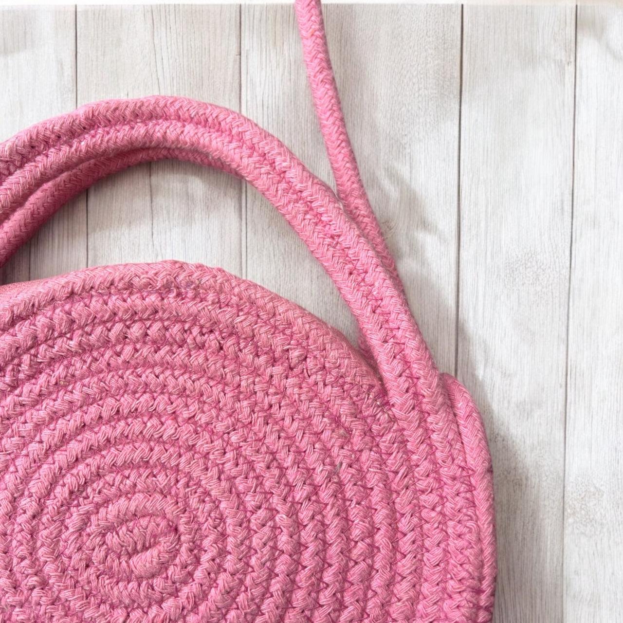 Pinky Cotton Dori Bag – Handcrafted & Soft
