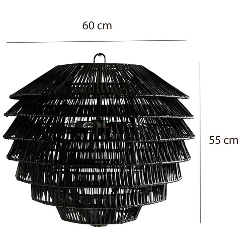 Handcrafted Bamboo Cane Chandelier Sareek