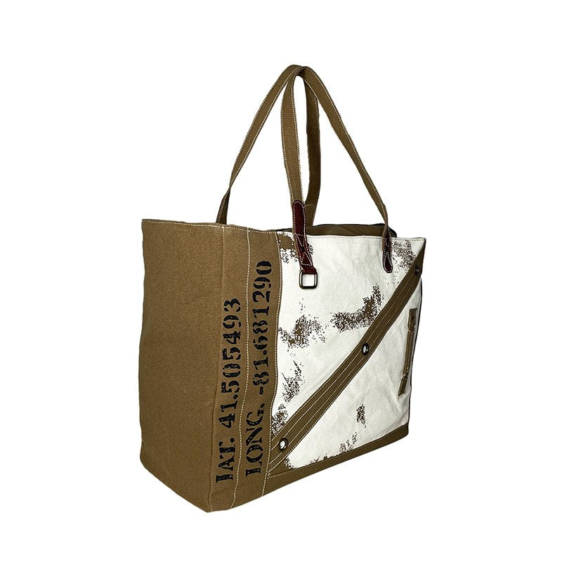 Extra Large Canvas Handbag for Women