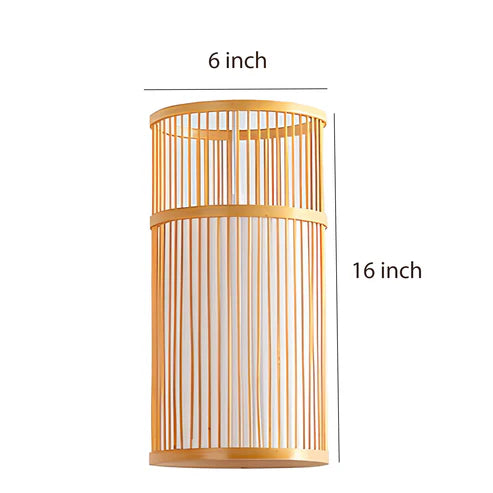 Handcrafted Bamboo Rattan Pendant Light Srinidhi