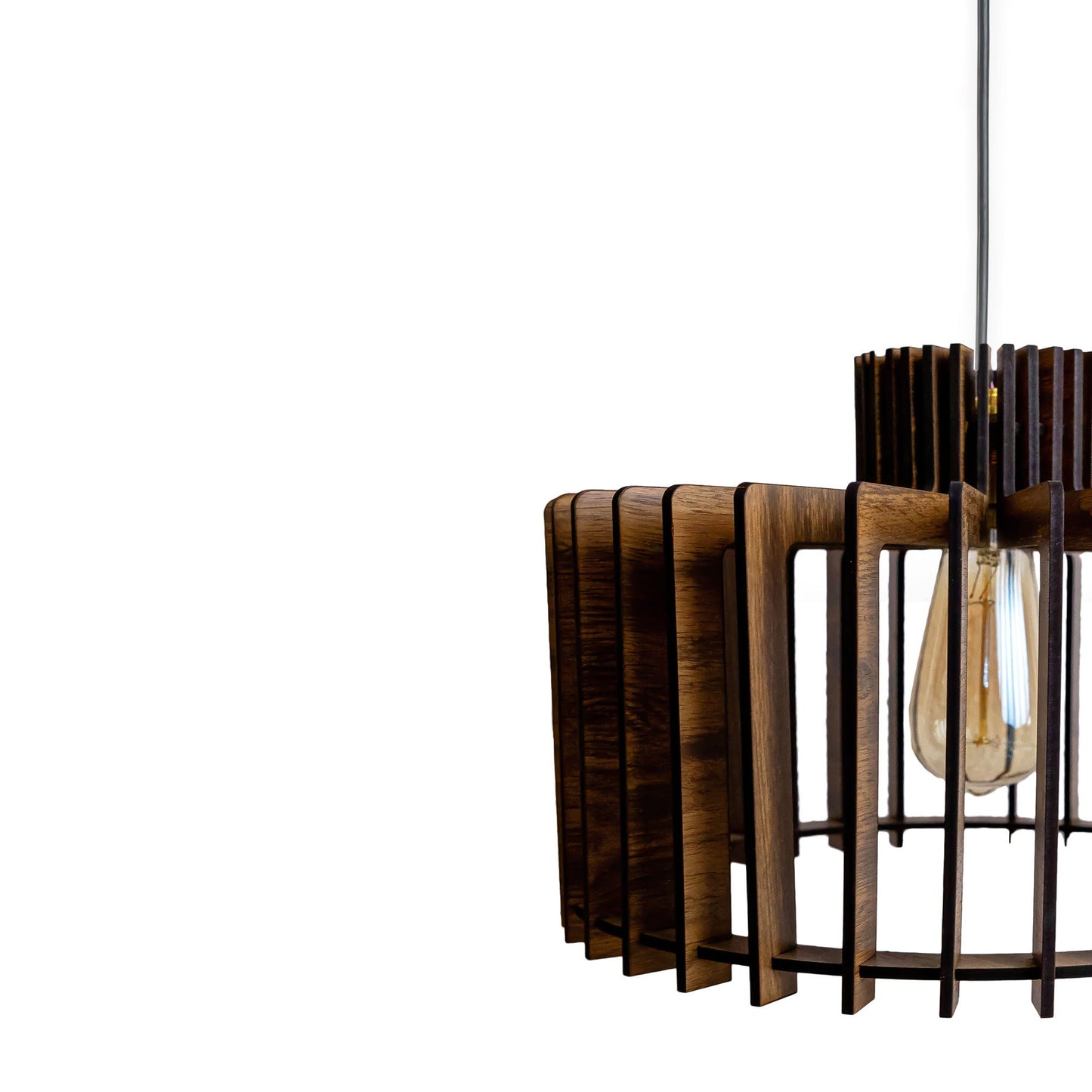 Cornet Pine Engineered Wood Ceiling Pendant Lamp