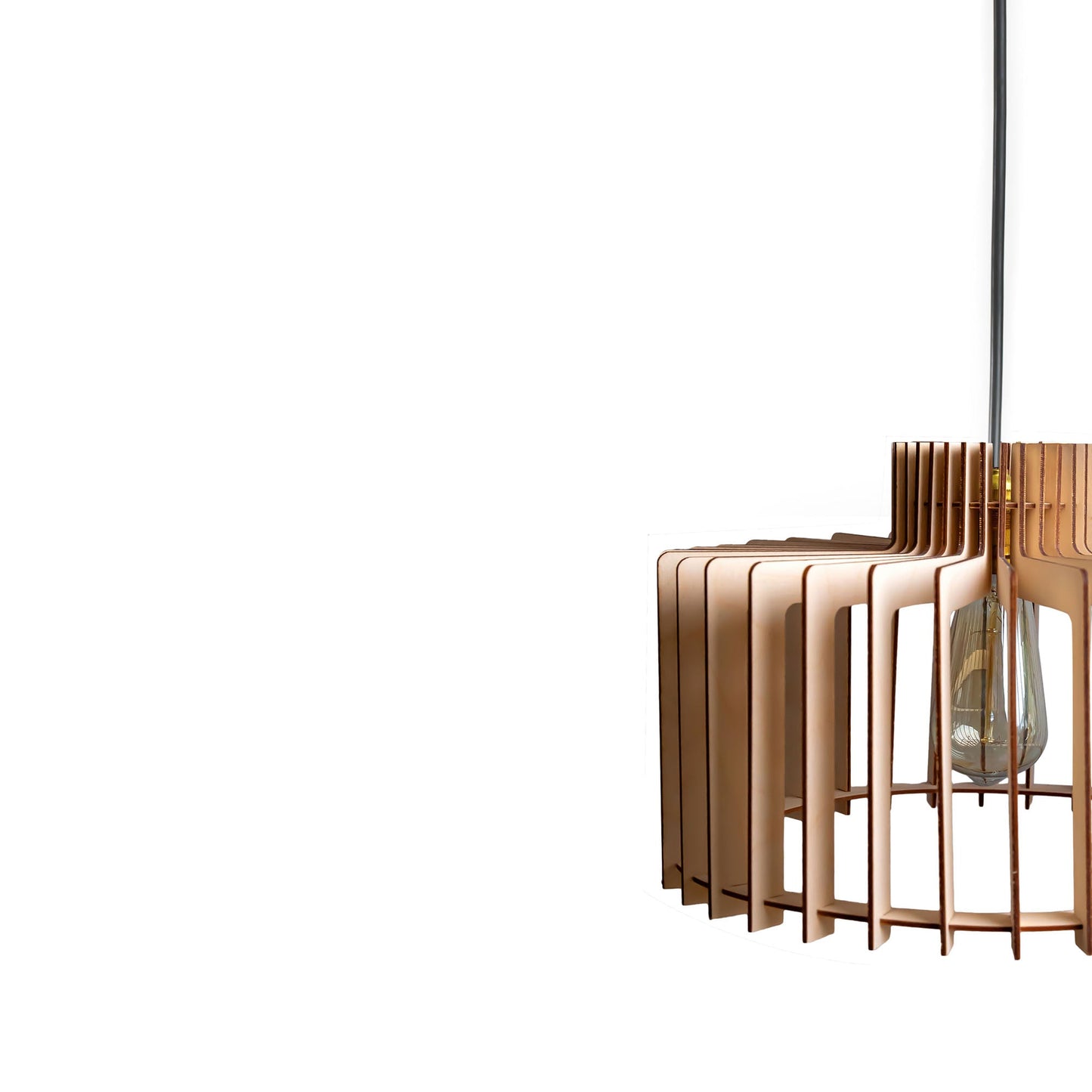 Cyahi Birch Engineered Wood Ceiling Pendant Lamp