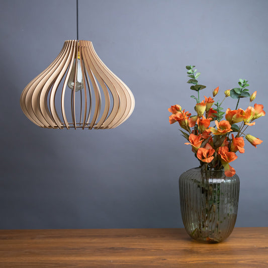 Comfy Birch Engineered Wood Ceiling Pendant Lamp