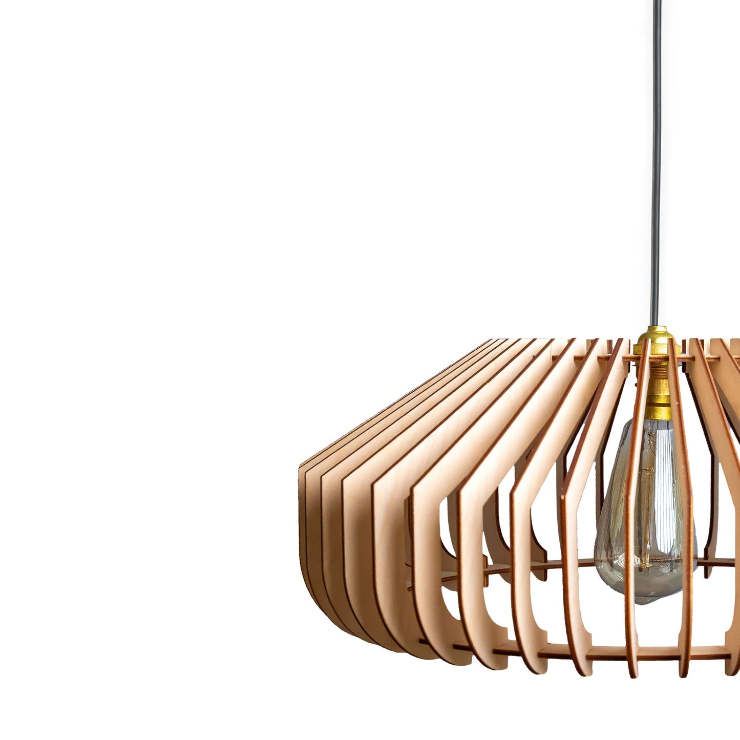 Cazor Birch Engineered Wood Ceiling Pendant Lamp