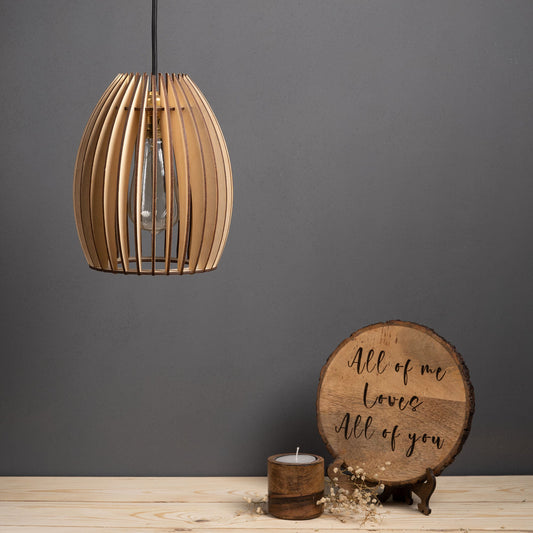 Becaa Birch Ply Ceiling Pendant Lamp