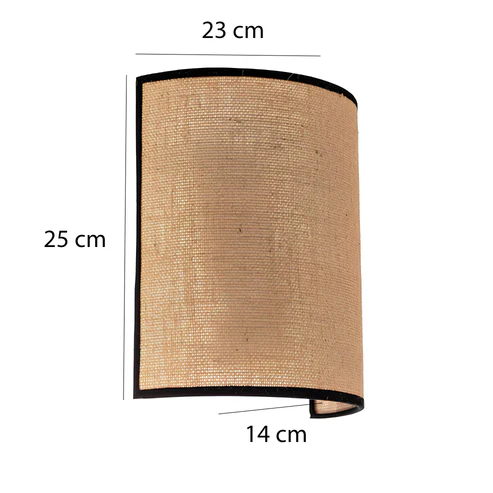 Devyani Handcrafted Jute Wall Lamp