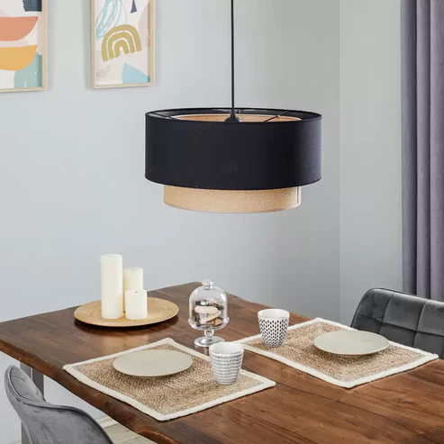 Keya Handcrafted Jute Pendant Light
