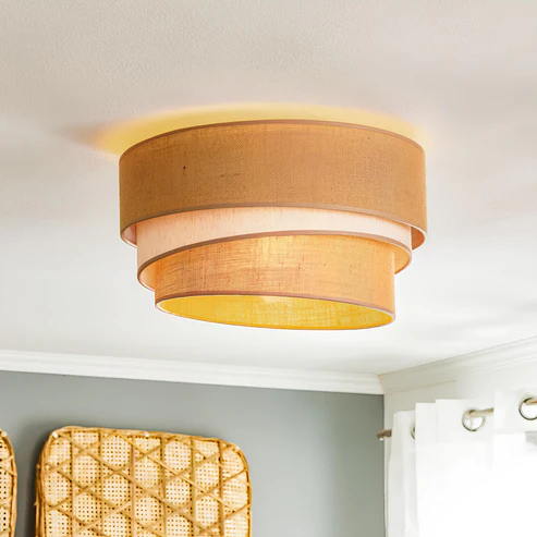 Tilukua Handcrafted Triple-Tier Jute Pendant Light