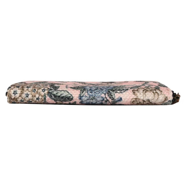 Trellis Wristlet Canvas Wallet