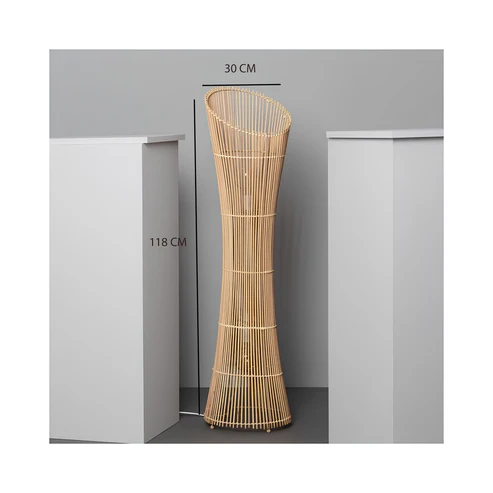 Ujjala Handcrafted Bamboo Floor Lamp