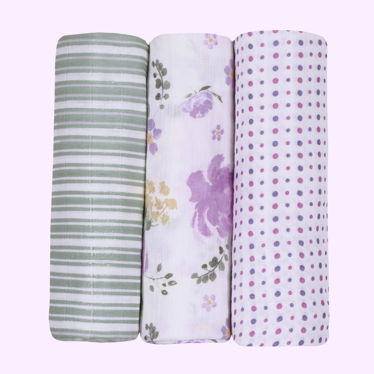 Muslin Swaddles – Set of 3 Villandry