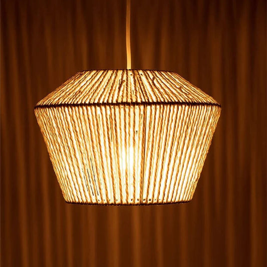 Annora Seagrass Wicker Hanging Light