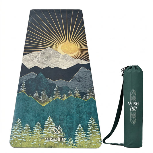 Professional PU & Natural Rubber Yoga Mat - 6mm Arabian Night