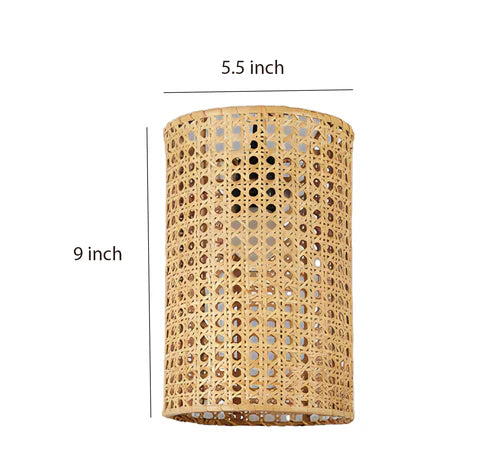Handcrafted Bamboo Rattan Pendant Light Ariel