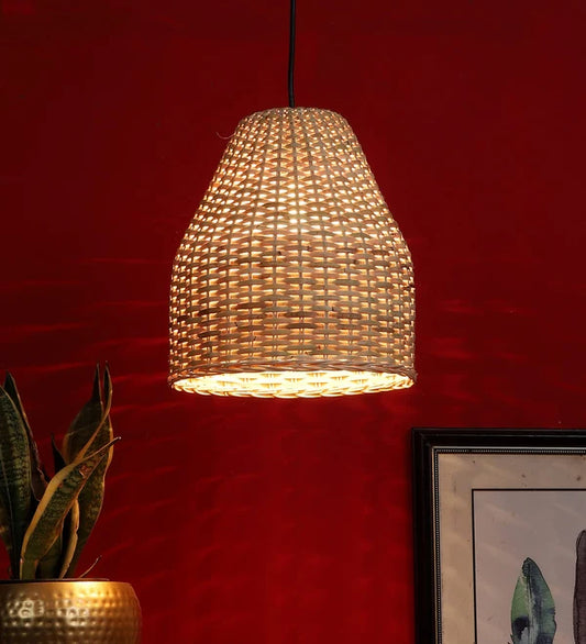Asher Bamboo Rattan Hanging Light