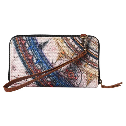 Astro Wristlet Canvas Wallet