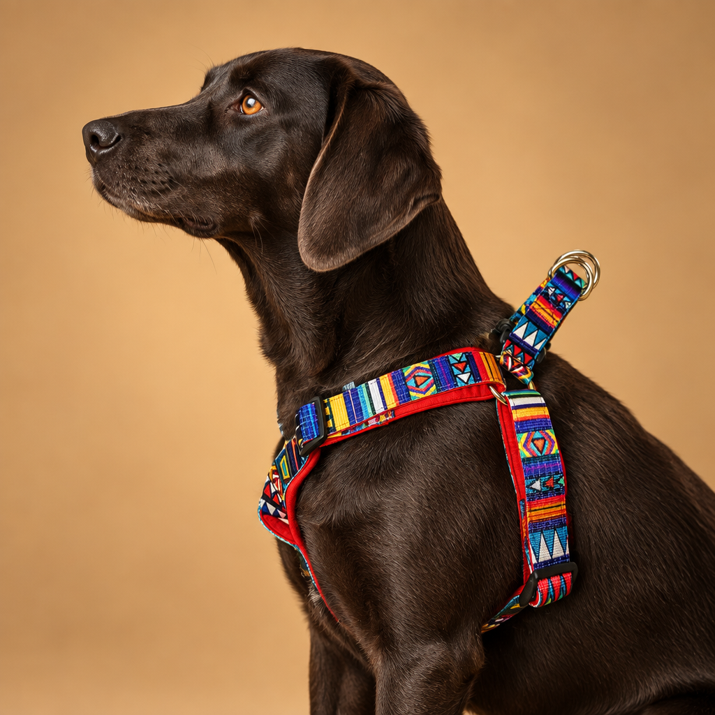 Premium Step-In Dog Harness Geometric